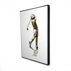 Illustration d'un golfeur
