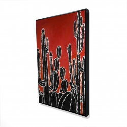 Black tall cactus