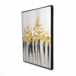 Abstract gold flowers 