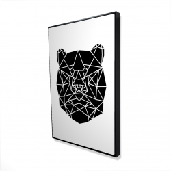 Geometric bear head