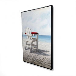 Chaise de plage blanche