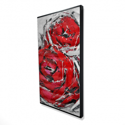 Abstract red roses