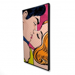 Pop art style couple