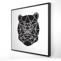 Geometric bear head