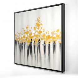 Abstract gold flowers 