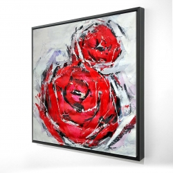 Abstract red roses