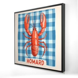 Homard sur table