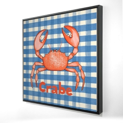 Crab on table