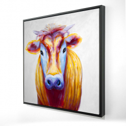 Colorful country cow