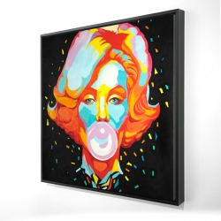 Colorful marilyne monroe bubblegum