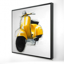 Scooter jaune italien