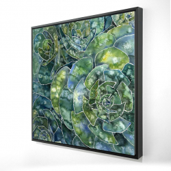 Abstract succulents