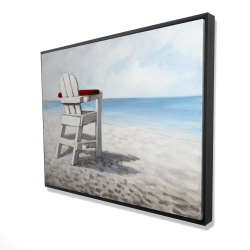 Chaise de plage blanche