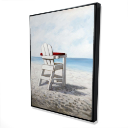 Chaise de plage blanche