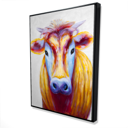 Colorful country cow