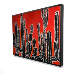 Black tall cactus