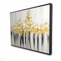 Abstract gold flowers 