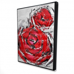 Abstract red roses