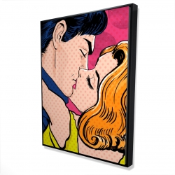 Pop art style couple