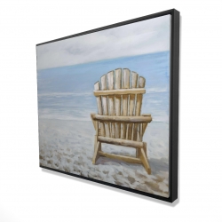 Chaise de plage en bois