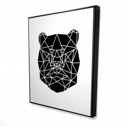 Geometric bear head