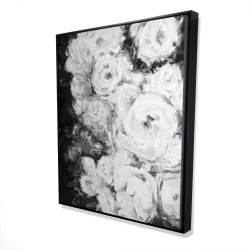 Jardin de roses monochrome