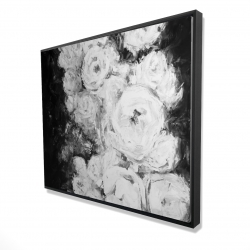 Jardin de roses monochrome