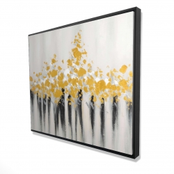 Abstract gold flowers 