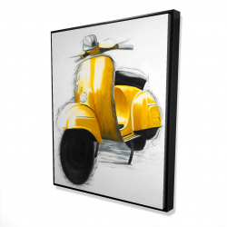 Scooter jaune italien