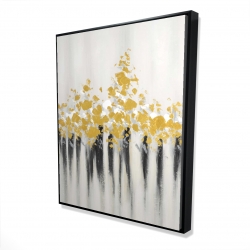 Abstract gold flowers 