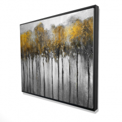 Abstract yellow forest