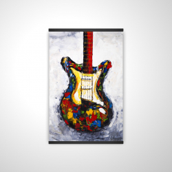 Guitare colorée