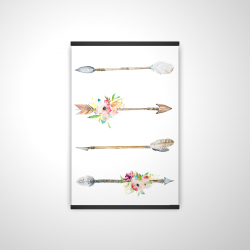Arrows and flowers