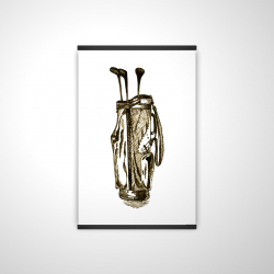  illustration of a golf bag