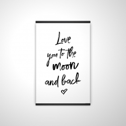 Love you to the moon and back