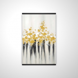 Abstract gold flowers 