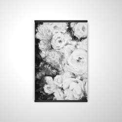 Jardin de roses monochrome