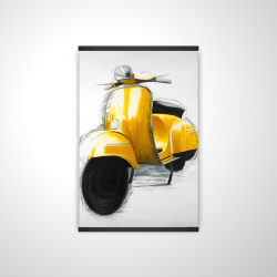 Scooter jaune italien