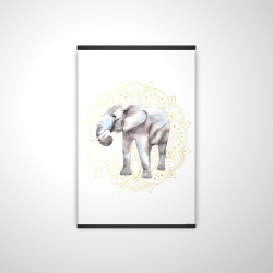 Elephant avec motif mandalas