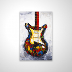 Guitare colorée