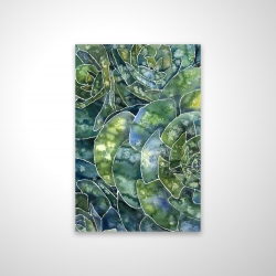 Abstract succulents