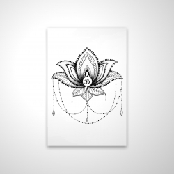 Ethnic lotus ornament