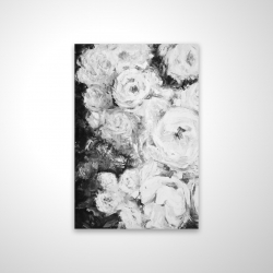 Jardin de roses monochrome