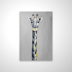 Girafe bleu acier