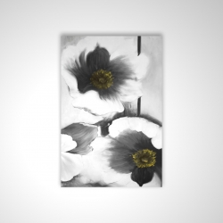 Fleurs en noir et blanc