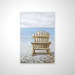 Chaise de plage en bois