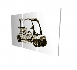 Illustration of a golf cart