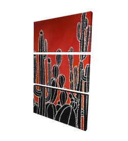 Black tall cactus