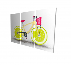 Bicyclette avec roues de lime