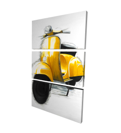 Scooter jaune italien